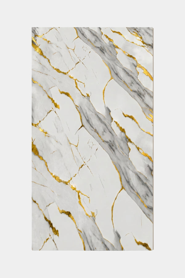 PVC-Wandpaneel - Carrara Gold - Marmoroptik - 122 x 260 cm