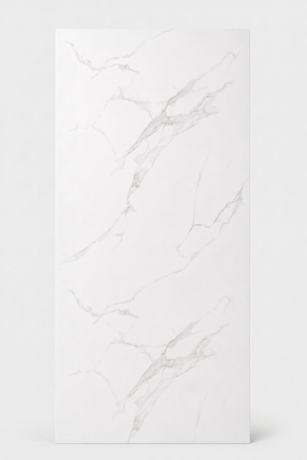 SPC-Wandpaneel - Calacatta (Matt) - Marmoroptik - 122 x 260 cm
