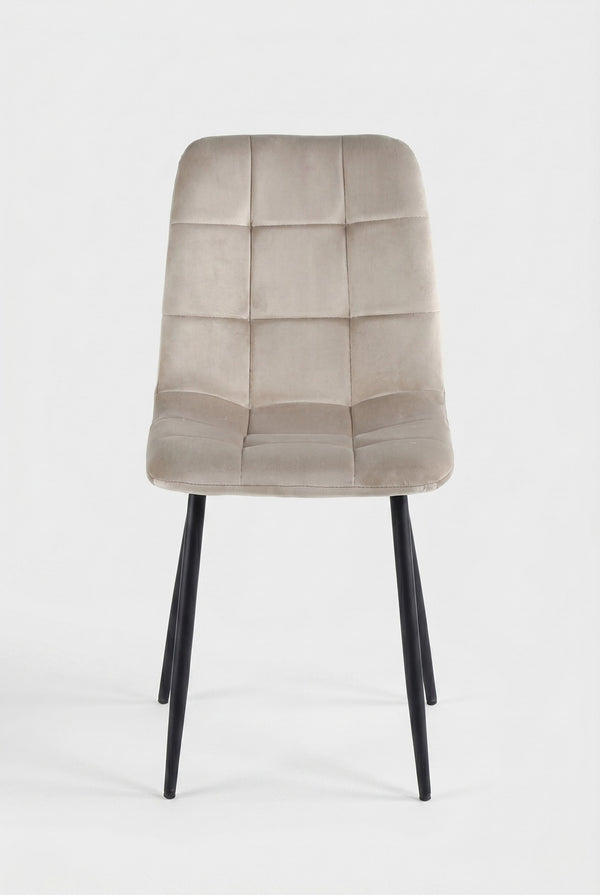 Ela Esszimmerstuhl - Beige Samt
