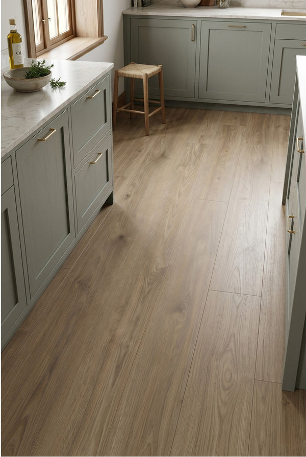SPC Klick-Vinylboden - Nova - Sandbraune Holzoptik - 6mm