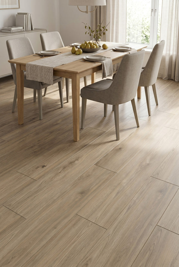 SPC Klick-Vinylboden - Nova - Sandbraune Holzoptik - 6mm