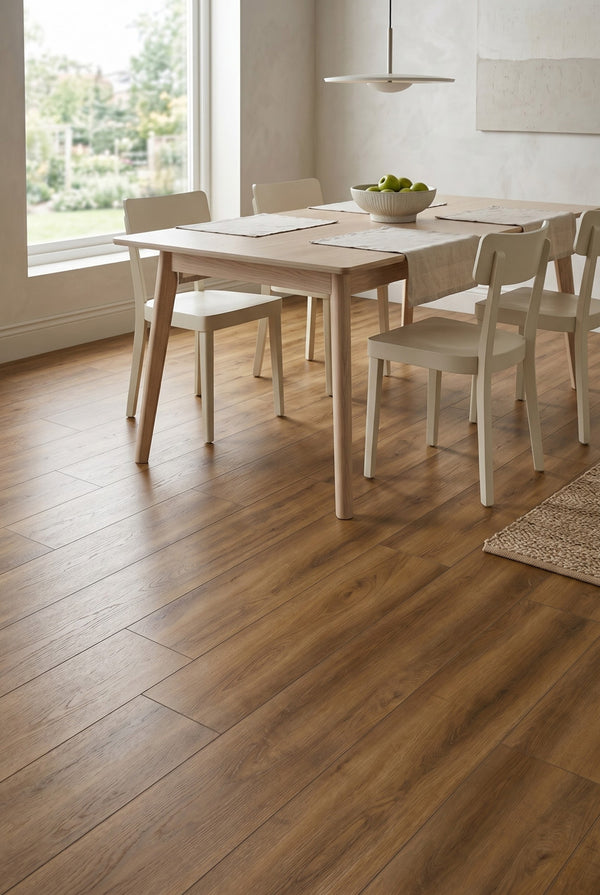 SPC Klick-Vinylboden - Spectre - Dunkelbraune Holzoptik - 5mm