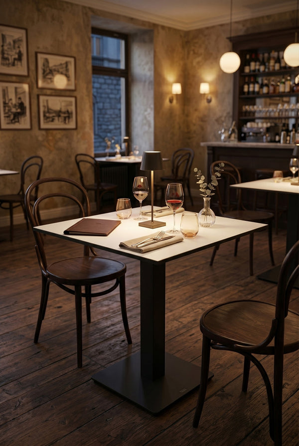 Kopenhagen Gastro-Tisch - Weiß - 69 x 69 cm
