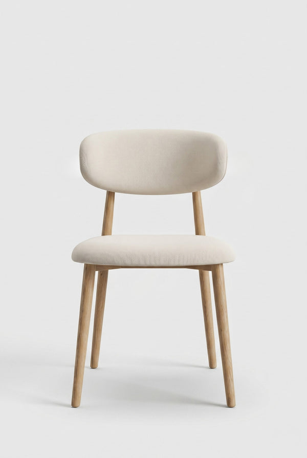 Nordex Esszimmerstuhl - Beige - Beige Metallbeine