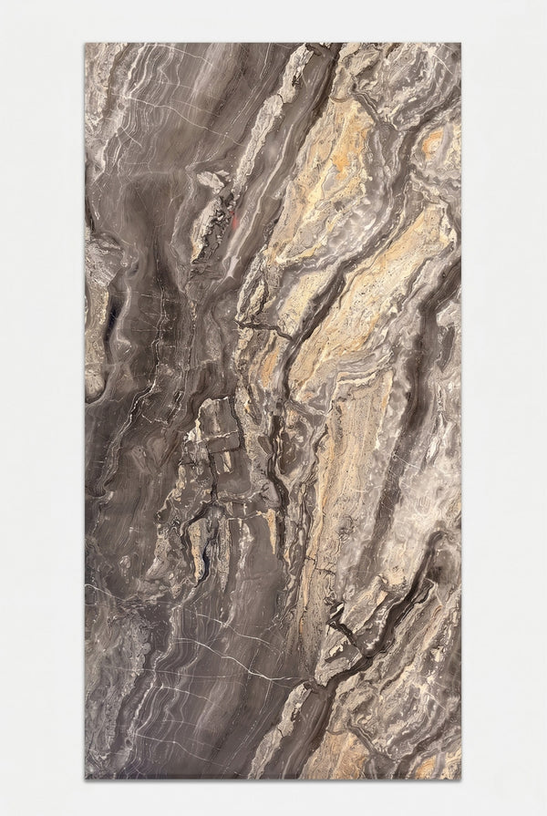 PVC-Wandpaneel - Onyx - Marmoroptik - 122 x 260 cm