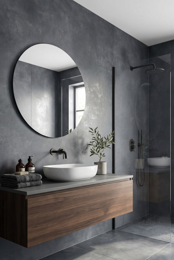 SPC-Wandpaneel - Beton Grau (Matt) - Betonoptik - 120 x 260 cm