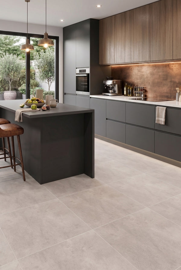 SPC Klick-Vinylboden - Concrete Dust - Betonoptik - 60 x 60 cm