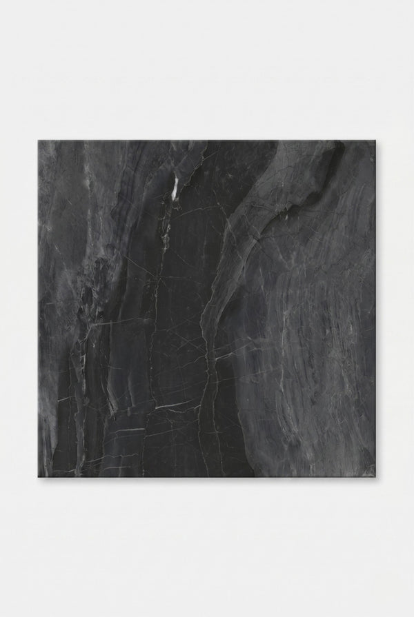 SPC Klick-Vinylboden - Dark Stone - Marmoroptik - 60 x 60 cm