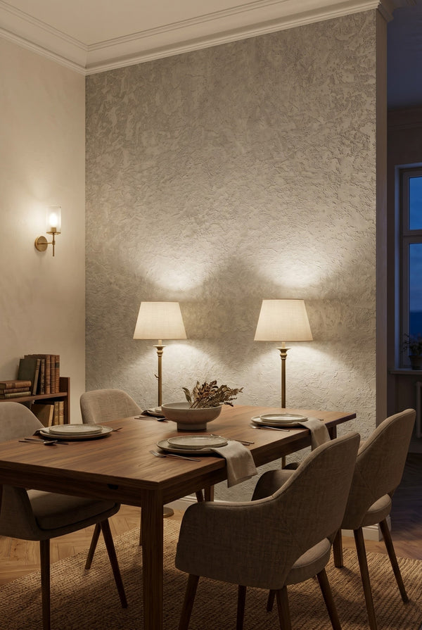 SPC-Wandpaneel - Harmony Dust (Matt) - Marmoroptik - 120 x 260 cm