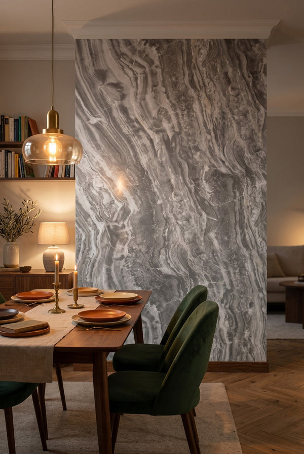 SPC-Wandpaneel - Light Onyx (Matt) - Marmoroptik - 96 x 280 cm