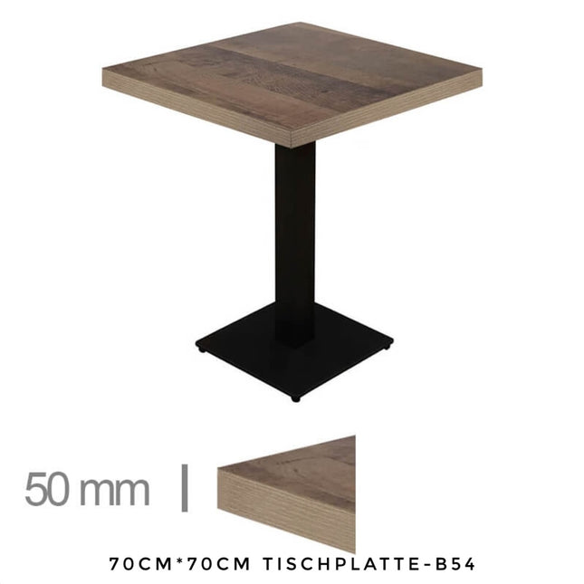 Gastro Tisch Delfin 54 -70cm*70cm