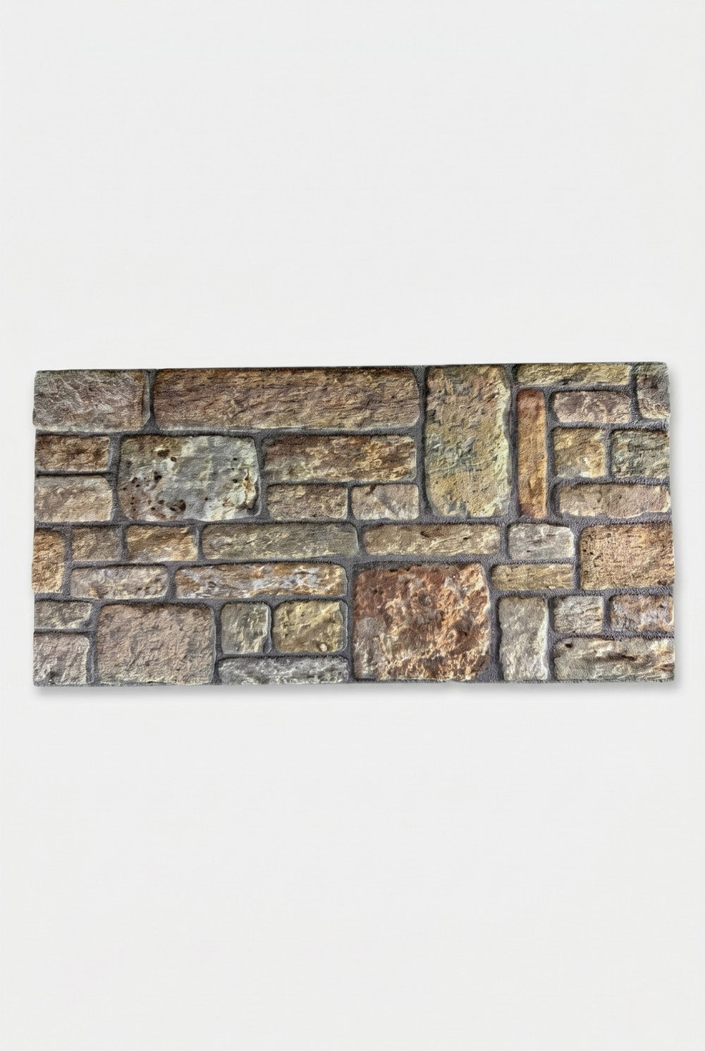 Panneau mural 3D - Baroque Marron - Aspect pierre - PSE