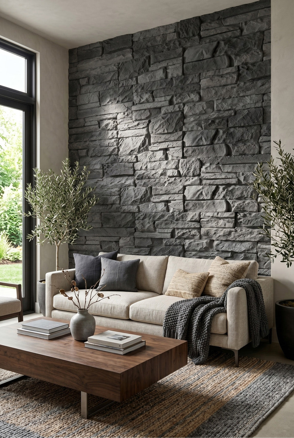 Panneau mural 3D - Colorado Gris - Aspect brique - PSE