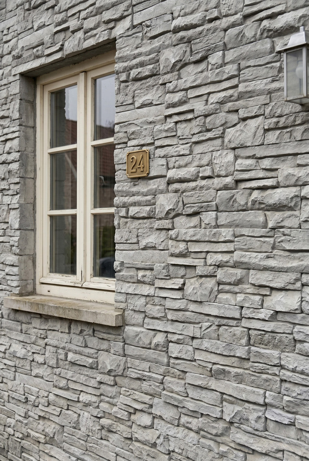 Panneau mural 3D - Colorado Gris clair - Aspect brique - EPS