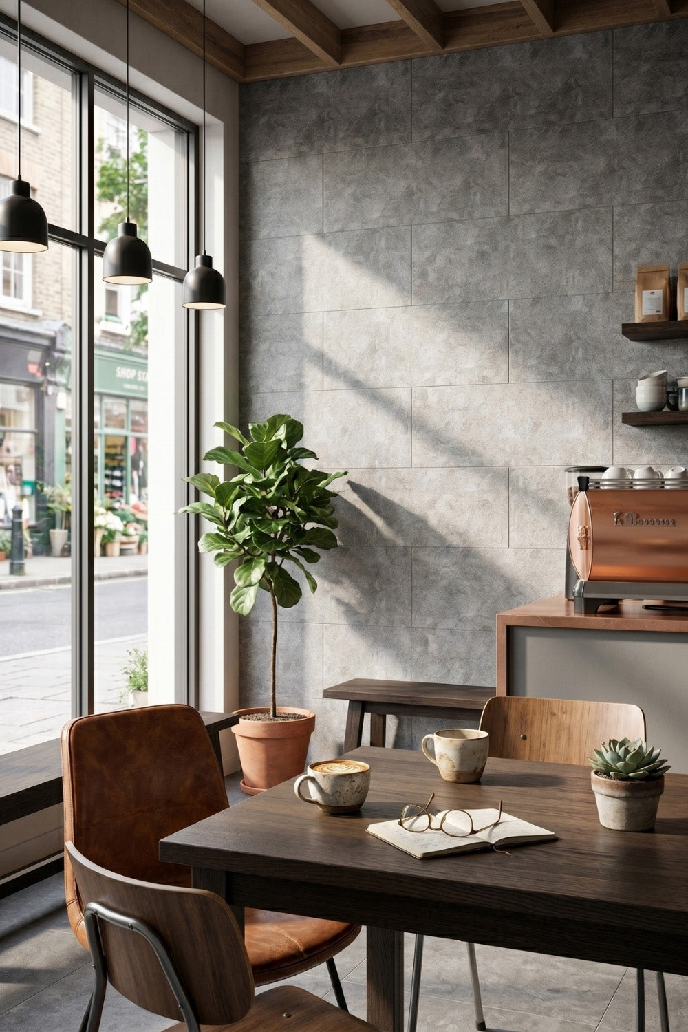 3D-wandpaneel - Heavy Beton Grijs - Betonlook - EPS
