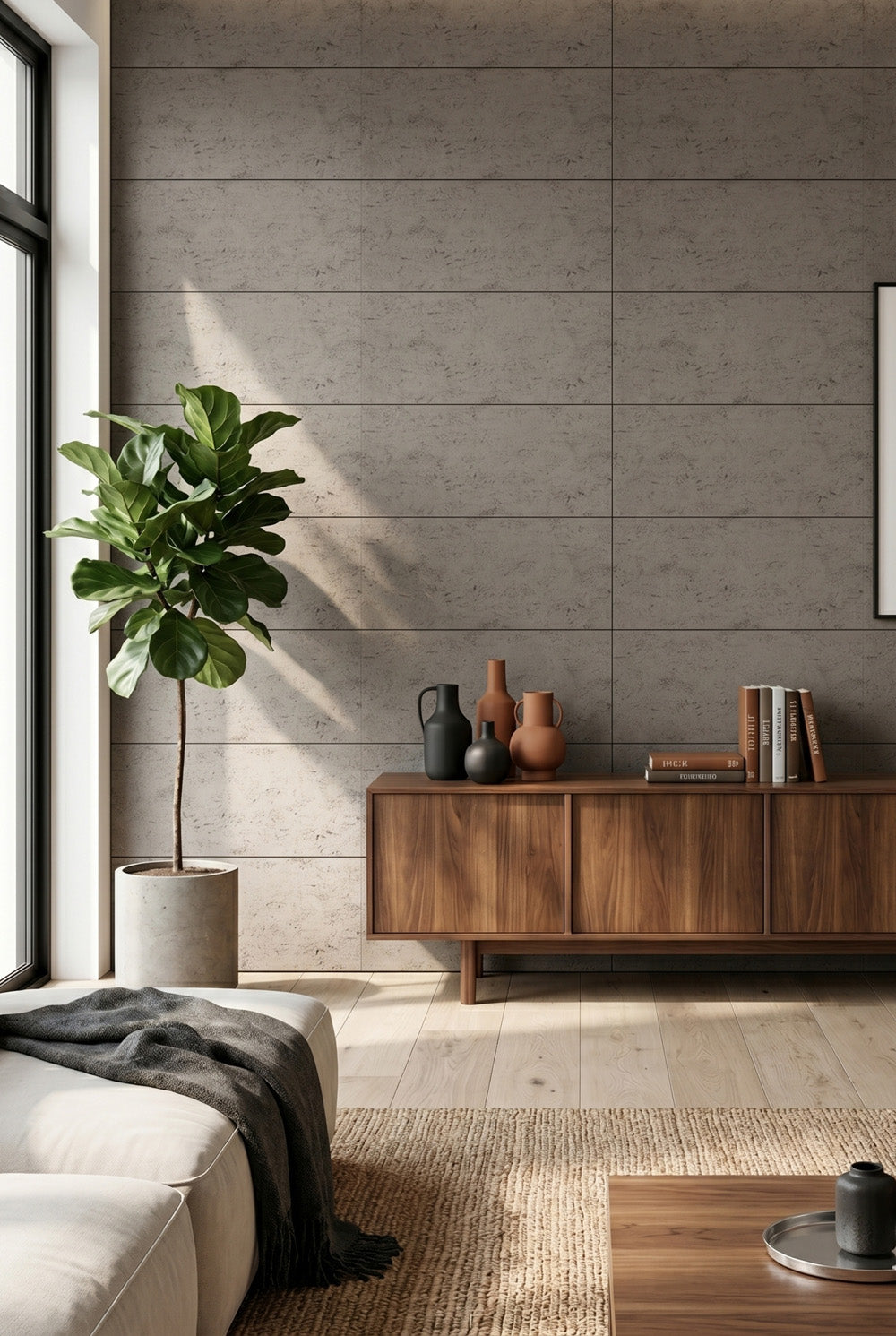 3D-wandpaneel - travertin - steenlook - plat piepschuim - EPS
