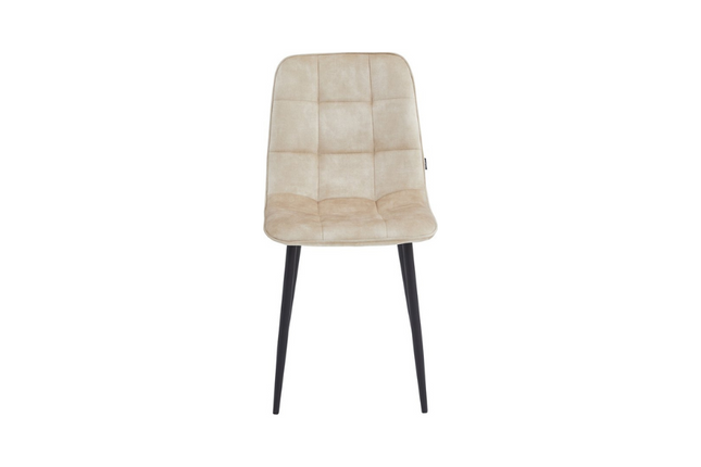 Esszimmerstuhl - Ela - Beige - Adore Samt