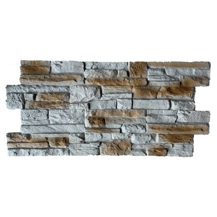 Colorado Grau Braun – Backsteinstreifen 3D Wandpaneel
116x59x4.4cm