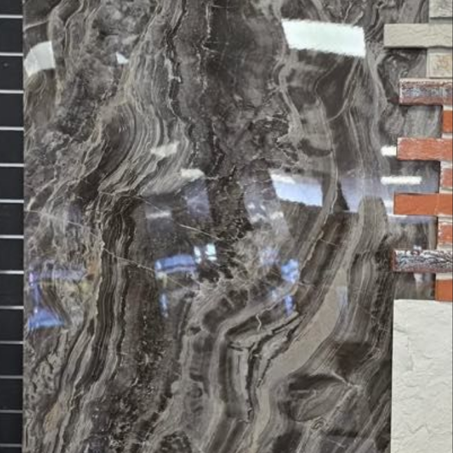 Wandpaneel PVC - Marmoroptik - 260cm*122cm- onyx dark