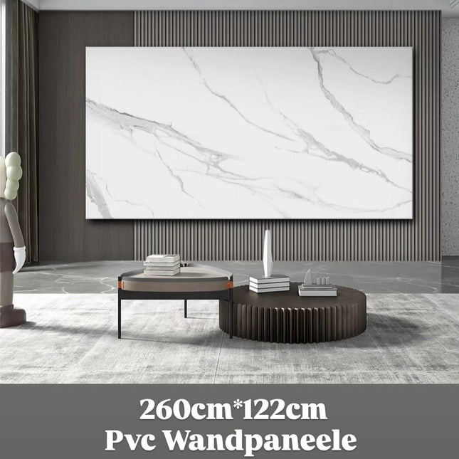 Calacatta Wandpaneel PVC - Marmoroptik - 260cm*122cm