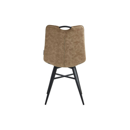 2 Stück Esszimmerstuhl – Block Sand – Mikrofaser