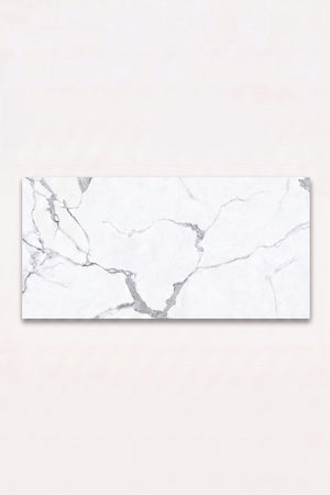 SPC-Wandpaneel - Bianca Carrara 201 - Marmoroptik - 60 x 120 × 0,3 cm