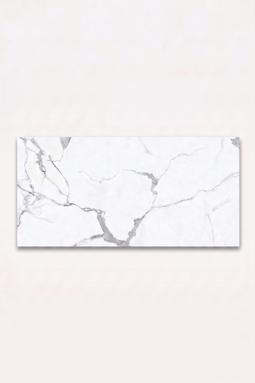 SPC-Wandpaneel - Bianca Carrara 201 - Marmoroptik - 60 x 120 × 0,3 cm