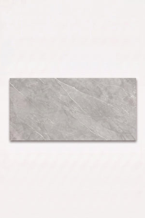 SPC-Wandpaneel - Grau Carrara Matt - Marmoroptik - 60 x 120 × 0,3 cm