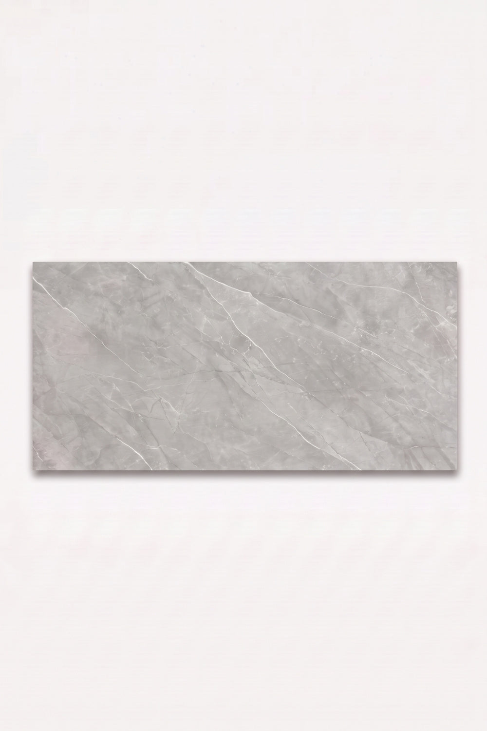 SPC-Wandpaneel - Grau Carrara Matt - Marmoroptik - 60 x 120 × 0,3 cm