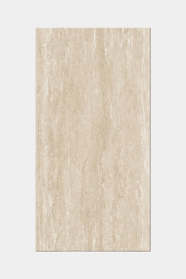 SPC-Wandpaneel - Travertine - Marmoroptik - 122 x 260 cm