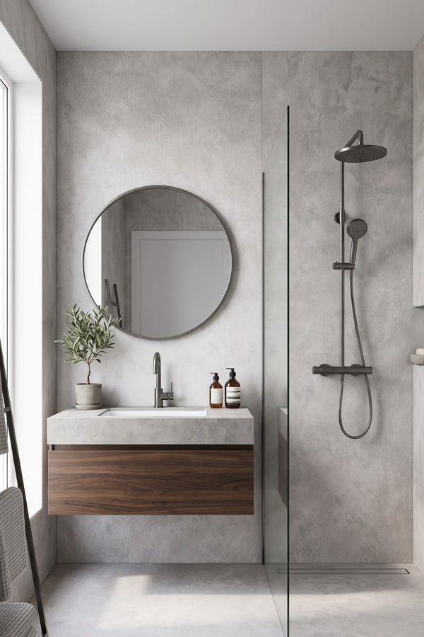 SPC-Wandpaneel - Bosque Beige (Matt) - Marmoroptik - 122 x 260 cm