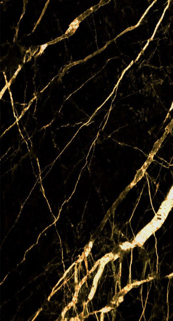 Gold Schwarz- Wandpaneel PVC - Marmoroptik - 260cm*122cm