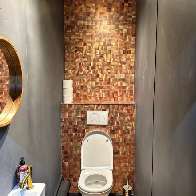 Selbstklebende Mosaik -Quatro Oxido- 30,5x30,5x0,4cm