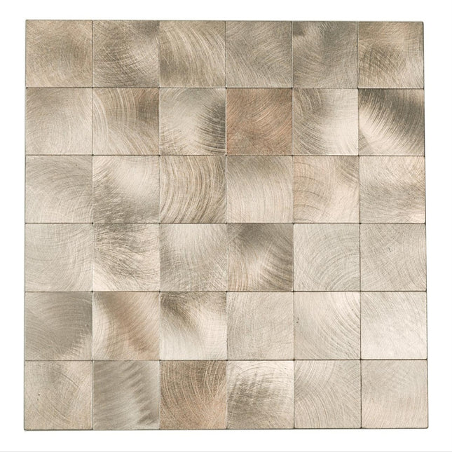Selbstklebende Mosaik -Quatro Gold Palladium XL- 30,5x30,5x0,4cm