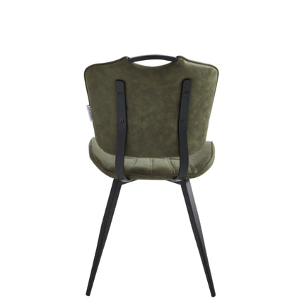 2 Esszimmerstuhl - Rondo-Grün - Mikrofaser