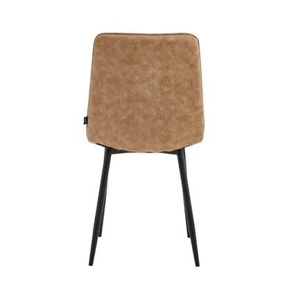 2 Esszimmerstuhl - Elise - Sand - Mikrofaser