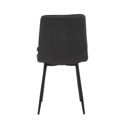 2 Esszimmerstuhl - Senny - D.Grau - Mikrofaser