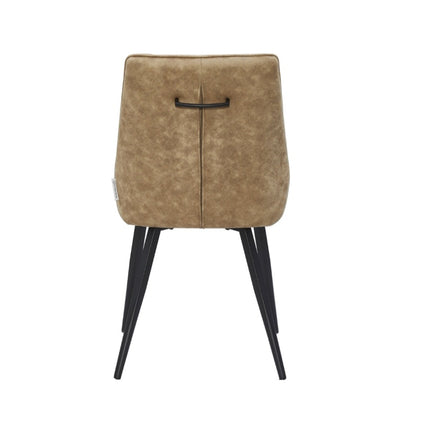 2 Esszimmerstuhl - Skandi -Beige - Mikrofaser