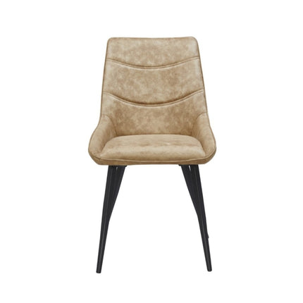 2 Esszimmerstuhl - Sven -Beige - Mikrofaser