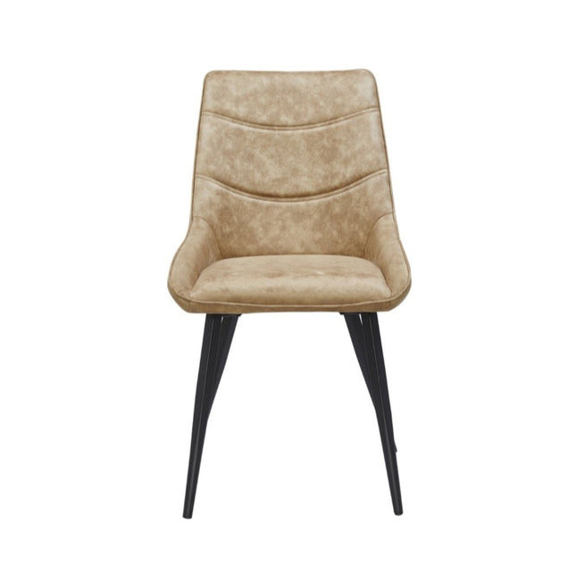 2 Esszimmerstuhl - Sven -Beige - Mikrofaser