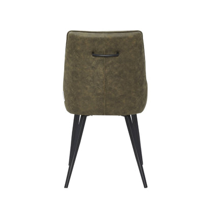 2 Esszimmerstuhl - Sven -Grün - Mikrofaser