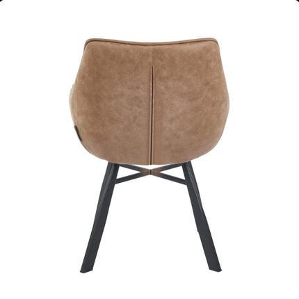 2 Esszimmerstuhl - Solido -Beige - Mikrofaser