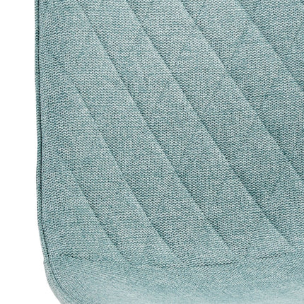 2 Esszimmerstuhl - Elise - Türkis - Leinenstoff