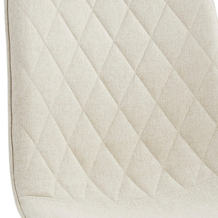 2 Esszimmerstuhl - Elise - Beige - Fabb - Samt