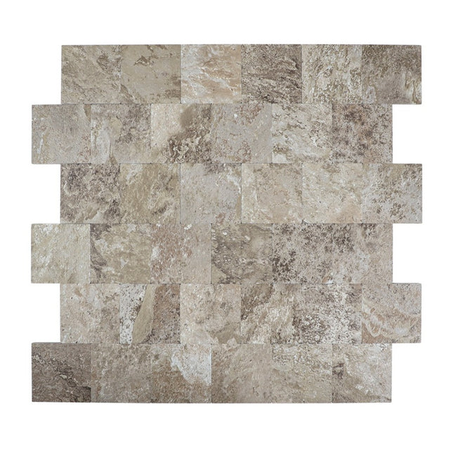 Selbstklebende Mosaik -Quatro Sand/Beige- 30,5x30,5x0,4cm