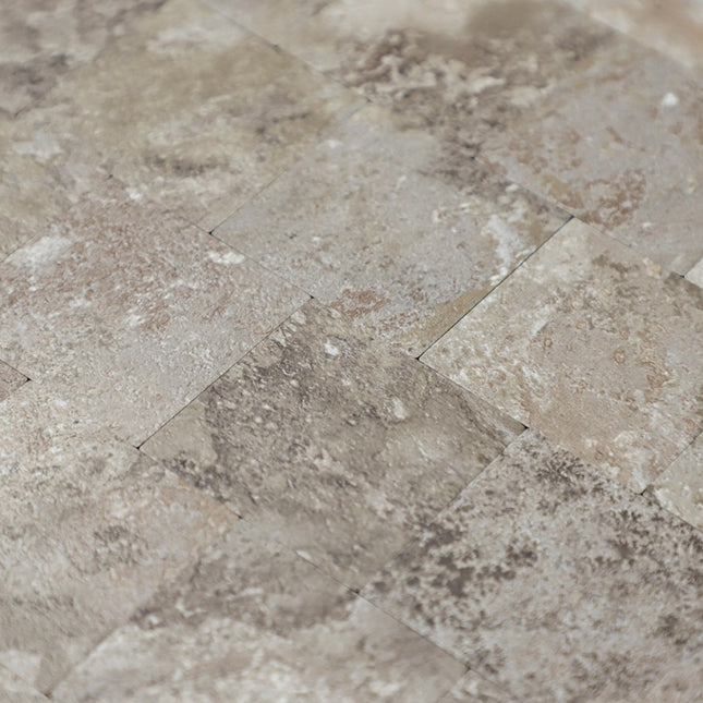 Selbstklebende Mosaik -Quatro Sand/Beige- 30,5x30,5x0,4cm