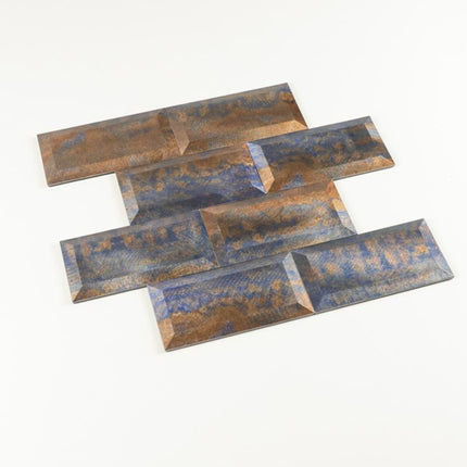 Selbstklebende Mosaik -Metro Fliese Rustikal- 30,5x30,9x0,9cm