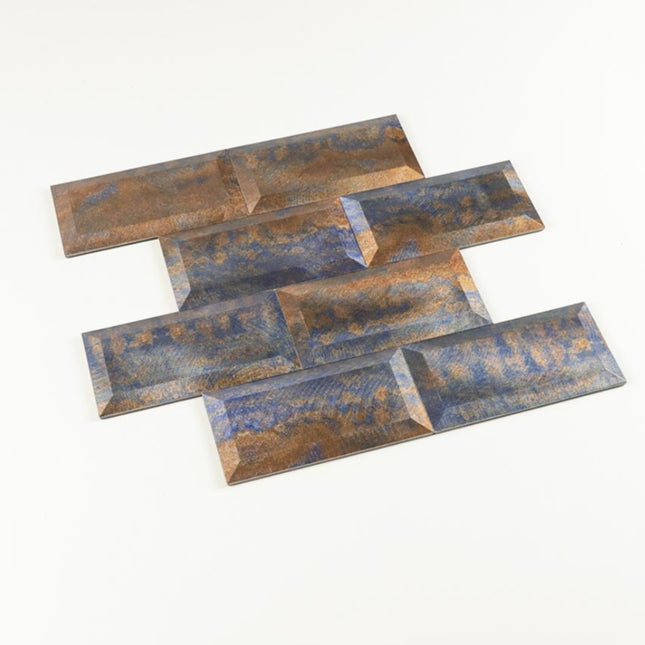Selbstklebende Mosaik -Metro Fliese Rustikal- 30,5x30,9x0,9cm
