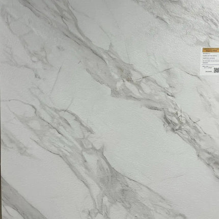 Elegance White – SPC Wandpaneel in Marmoroptik
122x260x0.3cm