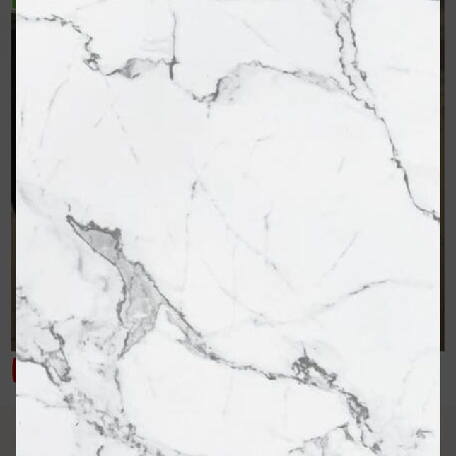 PVC-Wandplatte in Marmoroptik Bianco Carrara XL 260x122CM